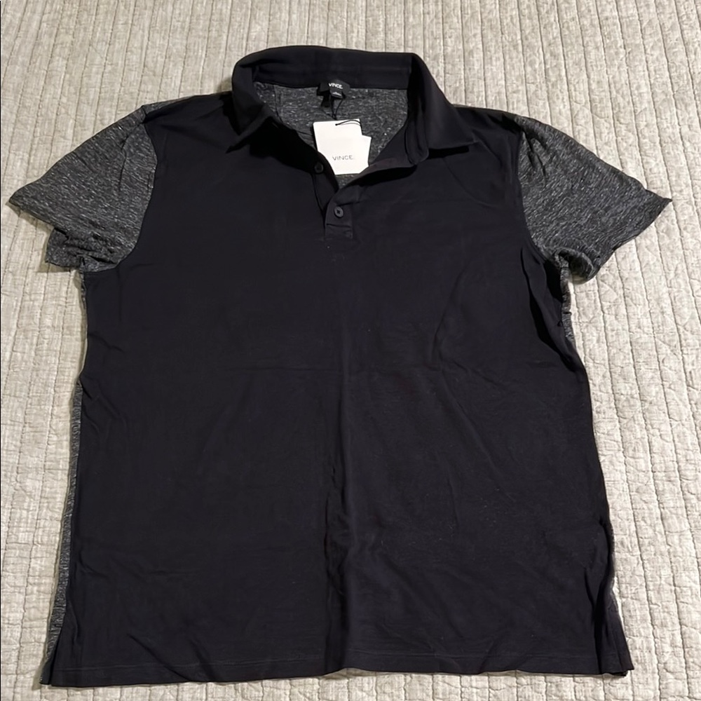 🔥🔥VINCE Black and Gray Men's Shirt